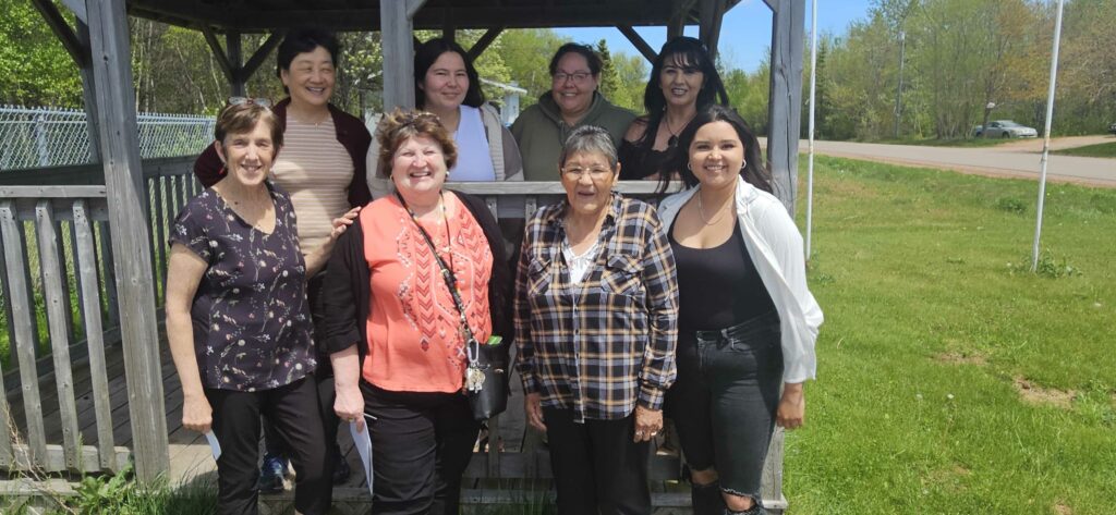 Women at Lennox Island, May 2025