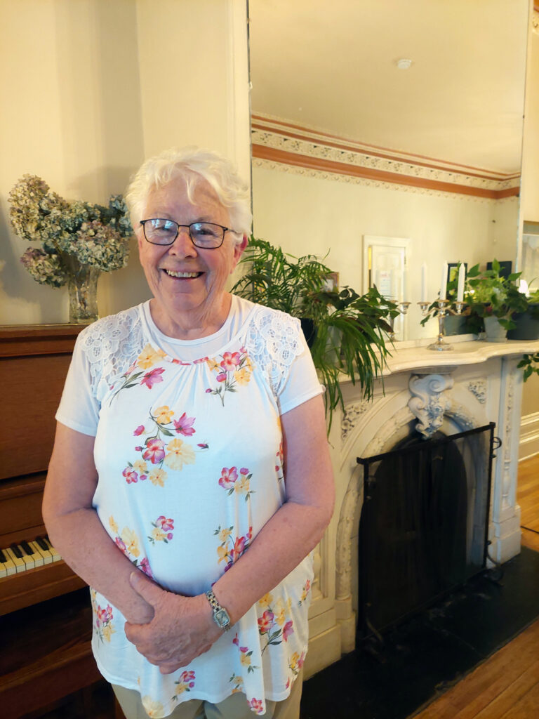 Patricia Roy in 2022 at a gathering for past Chairpersons