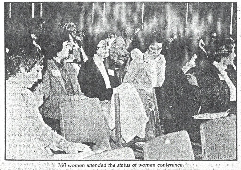 Women in the Island Economy conference 1982