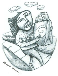 Illustration by Karen Gallant, from Moving On