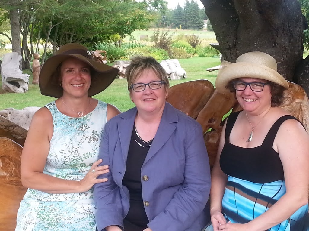 At the 2014 Equality Garden Party, the staff of the PEI Advisory Council on the Status of Women