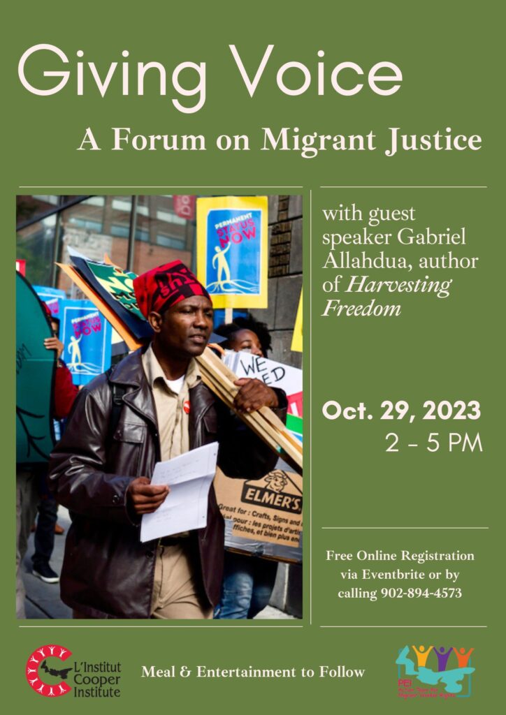 Cooper Institute Event: Migrant Justice Forum