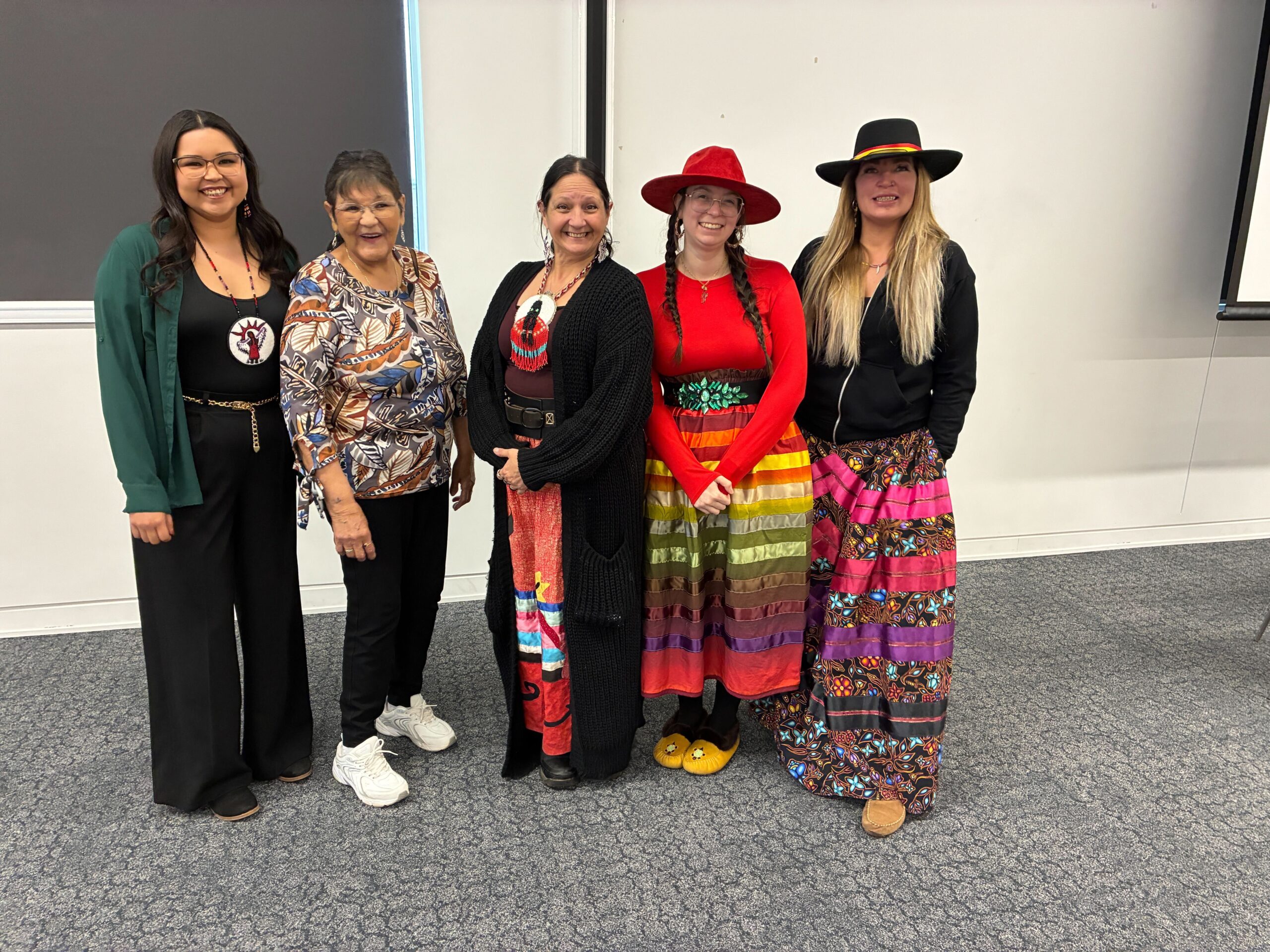 photo of panelists and elders
