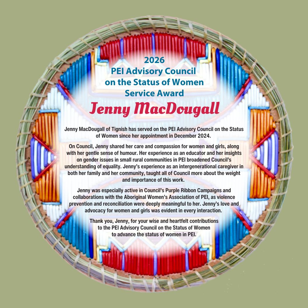 Jenny's Service Award